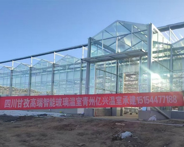 四川甘孜智能玻璃溫室